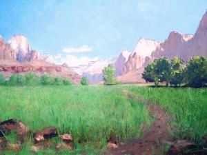 Frederick Dellenbaugh painting of the western United States
