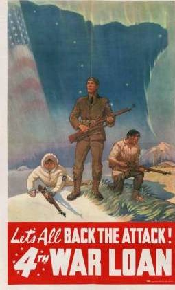 Rusty Heurlin world war II poster for alaska