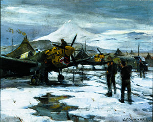 william draper world war II painting in Alaska
